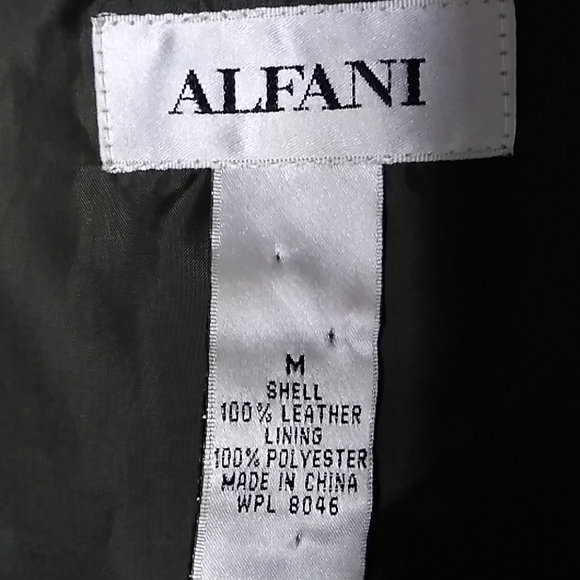 🌟 ALFANI Leather Jacket - Picture 7 of 8
